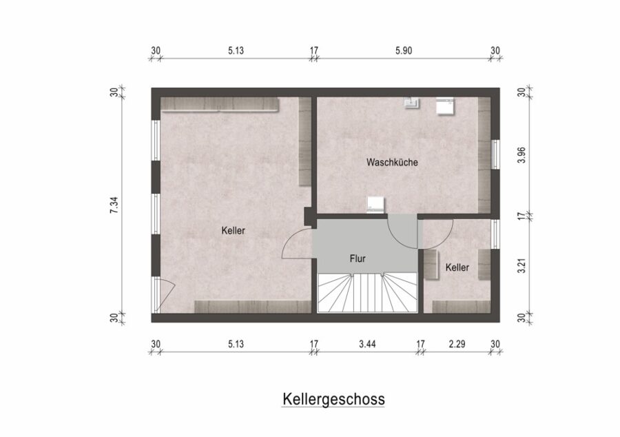 Reihenendhaus mit viel Platz in ruhiger & grüner Nachbarschaft! - GR-KG