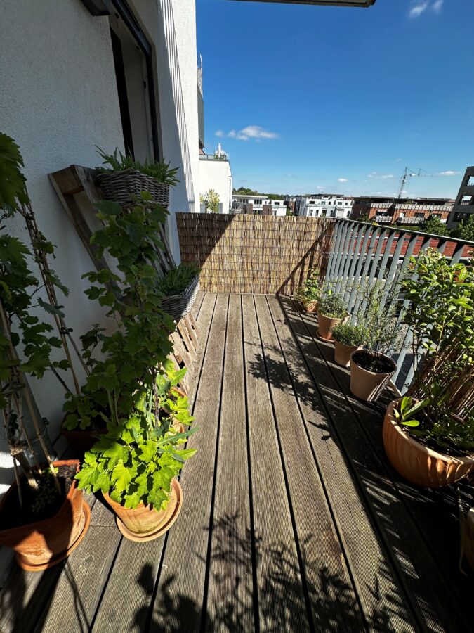 Single- der Pärchenwohnung in moderner Wohnanlage - Balkon