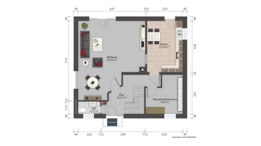 Familienfreundliche Lage in Melbeck - Grundriss EG