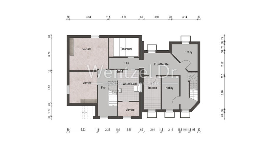 Provisionsfrei für Käufer - Ein Haus mit vielen Möglichkeiten in zentraler Lage von Stade! - Grundriss Keller