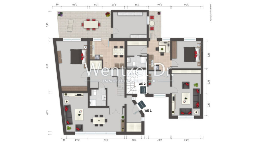 PROVISONSFREI für Käufer - Einfamilienhaus mit 2 Einliegerwohnungen und viel Potenzial! - Grundriss (Wohneinheit 1/2)