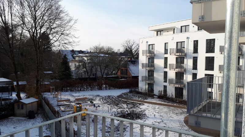 Neubauwhg. mit einem sonnigen Balkon in ruhiger Hinterhoflage! - Ausblick vom Balkon