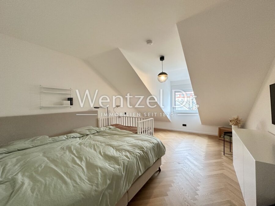 PREISREDUKTION! Höchster Anspruch an Qualität erwartet Sie in dieser Maisonettewohnung in Bessungen! - Schlafzimmer