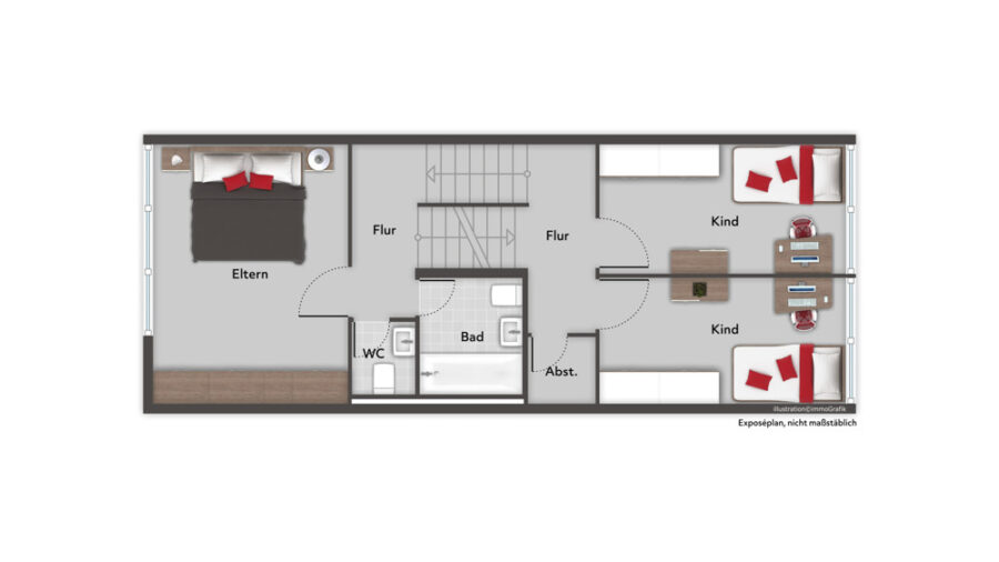 Kapitalanlage oder Eigennutzung – Spannende Split-Level-Wohnung auf 4 Ebenen - Grundriss OG