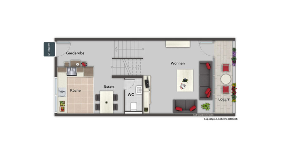 Kapitalanlage oder Eigennutzung – Spannende Split-Level-Wohnung auf 4 Ebenen - Grundriss EG