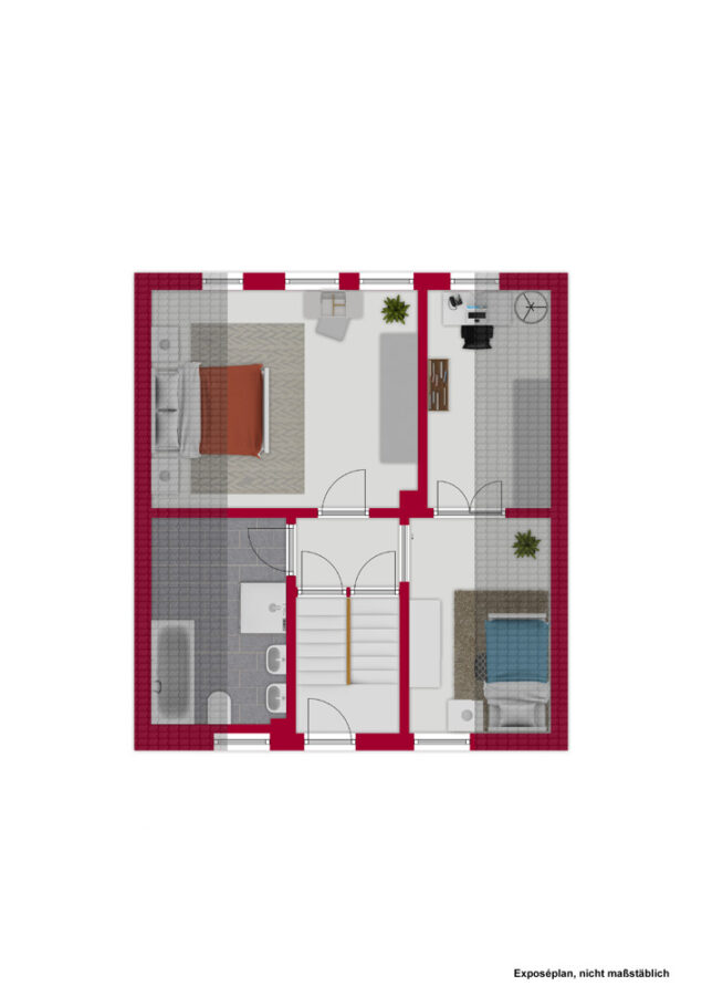 Ihr neues Projekt: Provisionsfreies Sanierungsobjekt in Top-Lage von Eberstadt! - Grundriss OG