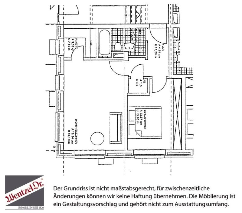 Zentral und ruhig gelegen im schönen Barmbek - Grundriss