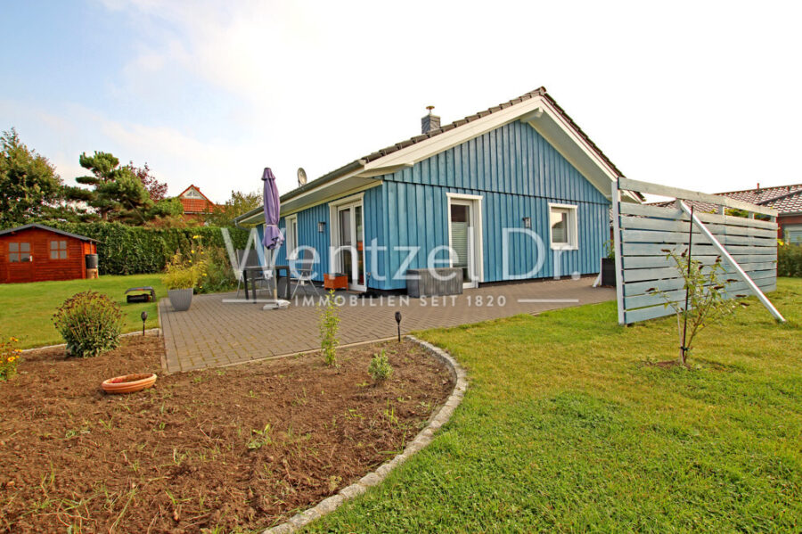 Provisionsfrei für Käufer - Idyllisches Holzhaus mit modernster Technik und unverbautem Weitblick! - Garten hinten