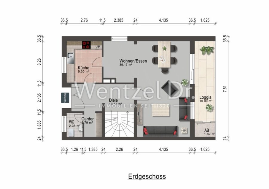 Willkommen in Eltville - sehr gut geschnittenes Haus mit Garten in beliebter Lage - EG