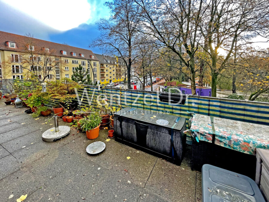 PROVISIONSFREI für Käufer - Vermietete 5-Zi.-Eigentumswohnung mit großer Dachterrasse in Eimsbüttel - Dachterrasse