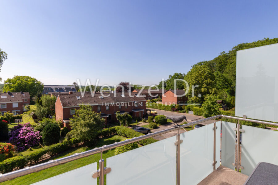 Provisionsfrei für Käufer - Sonnige Wohnung im grünen Stadtteil Harburg-Langenbek - Balkon