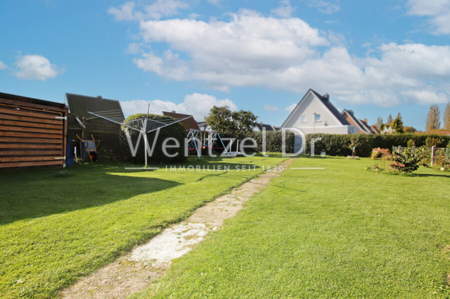 Charmantes Einfamilienhaus in ruhiger Wohngegend in Oldenburg in Holstein - Garten