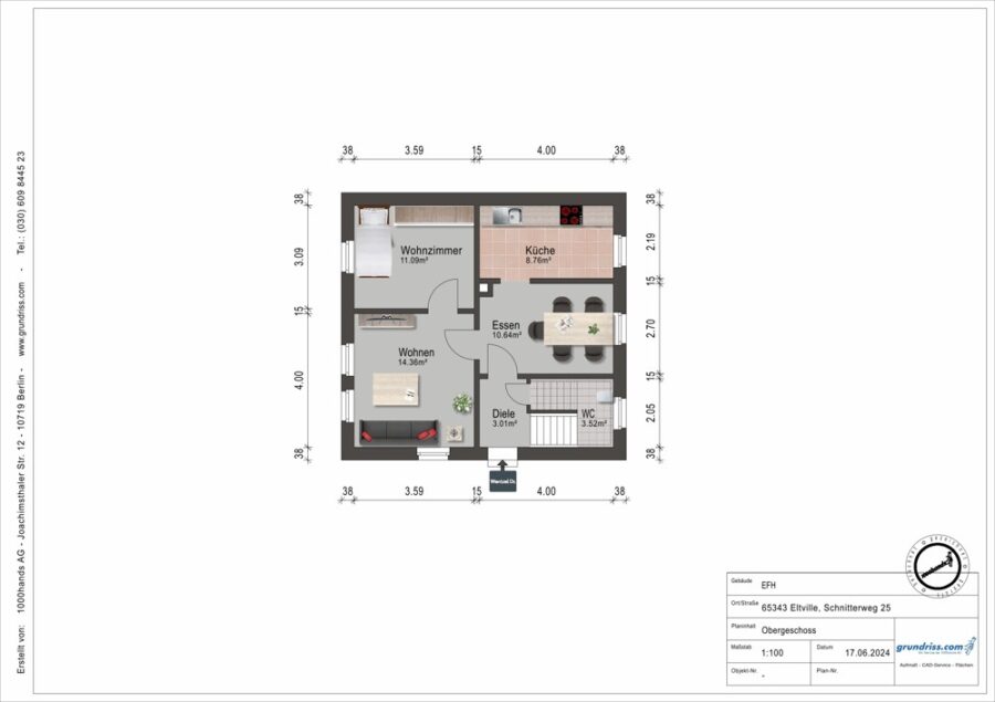 **Charmantes Zweifamilienhaus mit Potenzial in ruhiger Lage** - Grundriss-EG