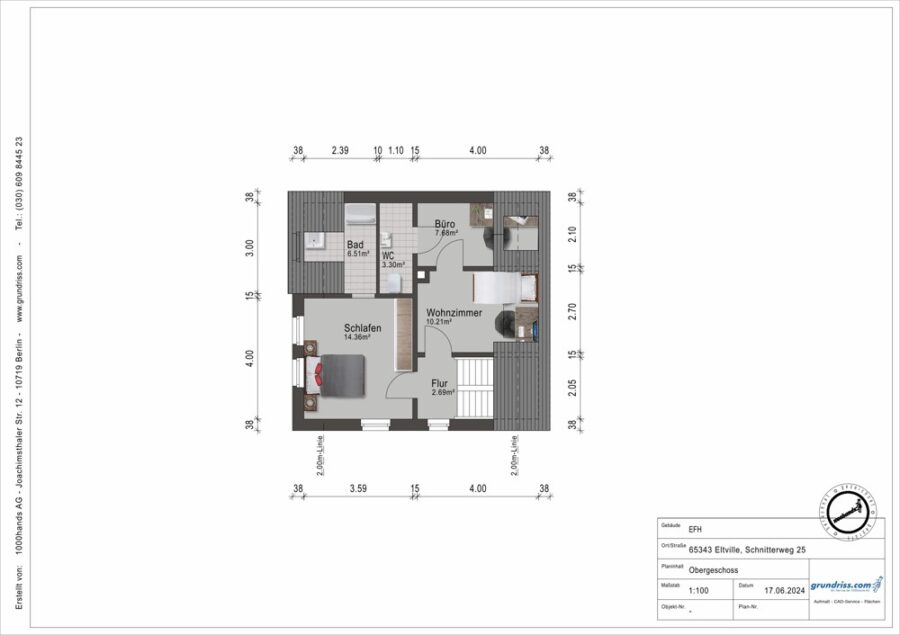 **Charmantes Zweifamilienhaus mit Potenzial in ruhiger Lage** - Grundriss-OG