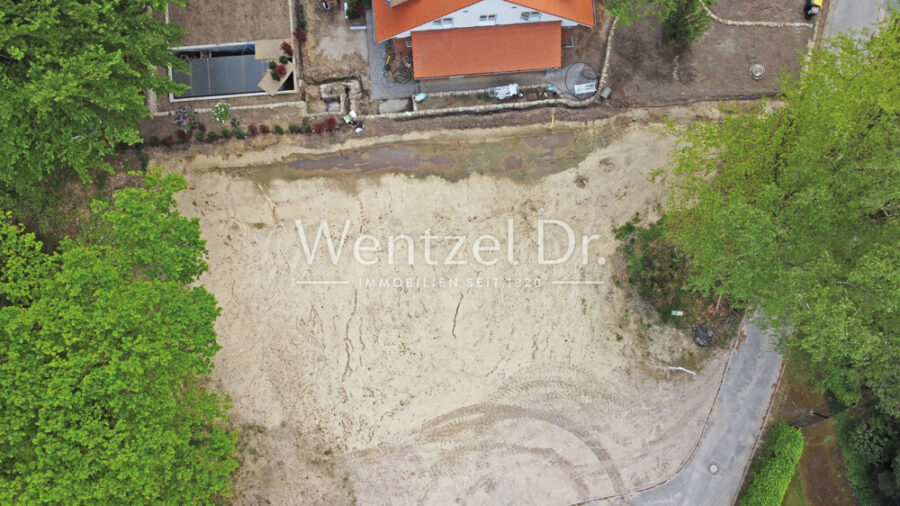 Lütjensee! Baugrundstück mit positiven Bauvorbescheid in ruhiger Sackgasse! - Luftaufnahme