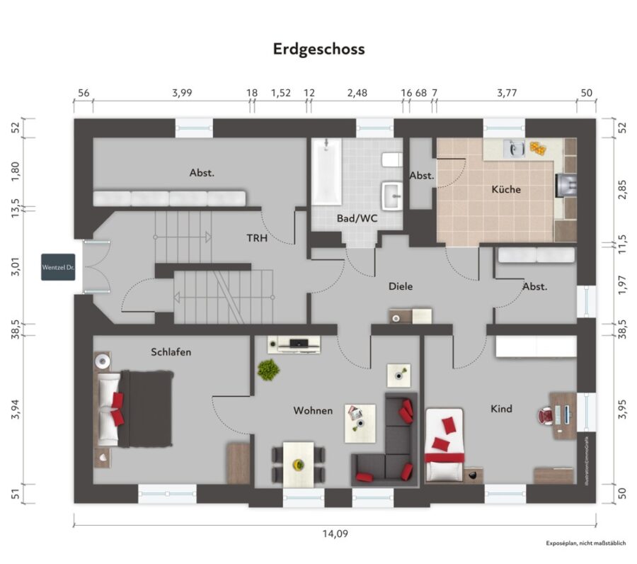 Großes Mehrfamilienhaus in Dresden - Bild