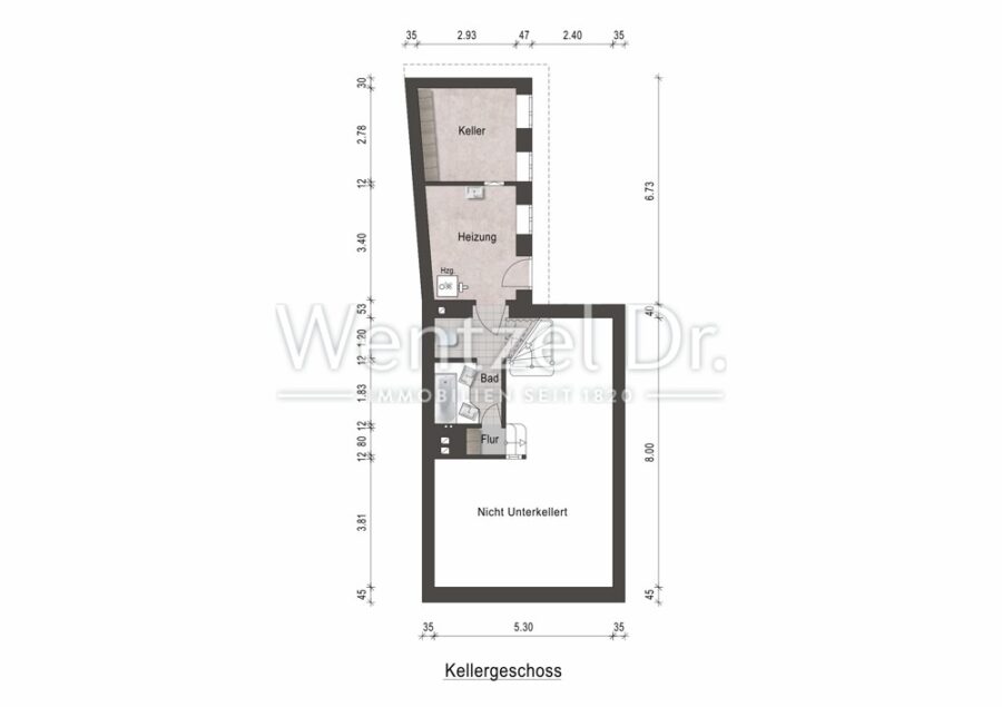 Historisches Stadthaus mit der Möglichkeit zur individuellen Gestaltung in bester Lage der Altstadt! - Grundriss KG