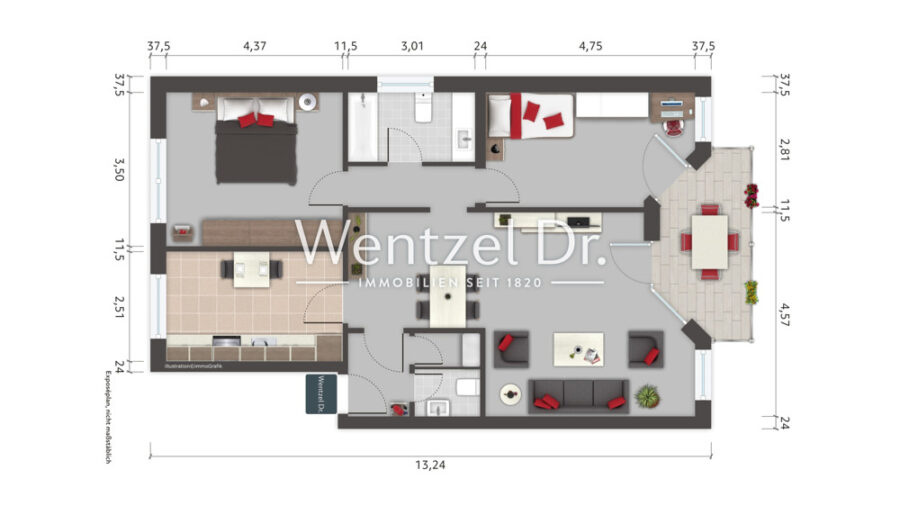 PROVISIONSFREI für Käufer – Ideale Wohnung mit Balkon inkl. Stellplatz! - Grundriss