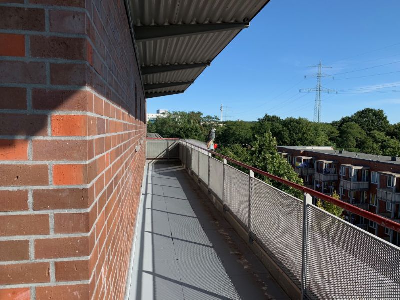 2 - Zimmerwohnung mit einladender Dachterrasse - einladende Terrasse