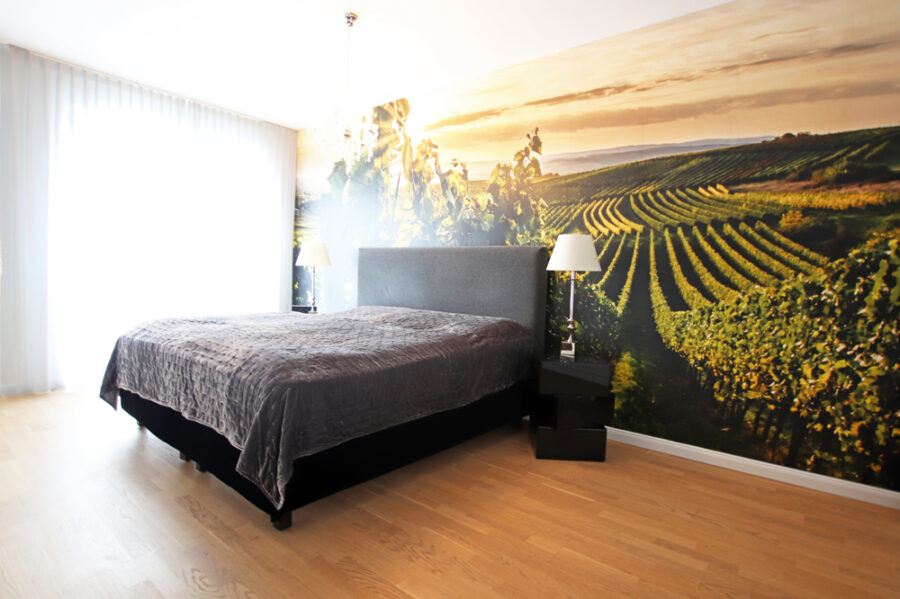 Exklusive Wohnung in erstklassiger Lage im vorderen Rheingau - Schlafzimmer