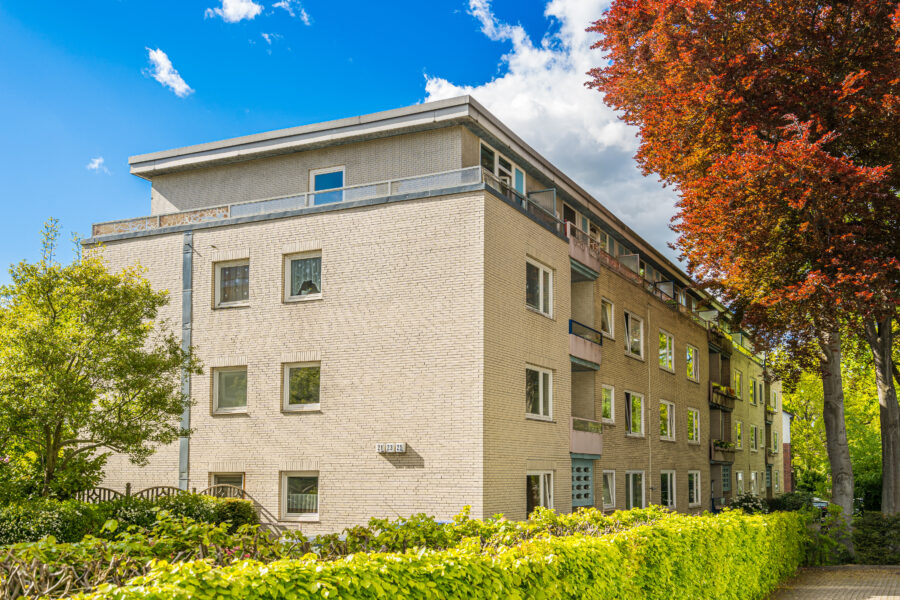 Lichtdurchflutete 2 Zimmerwohnung - Außenansicht