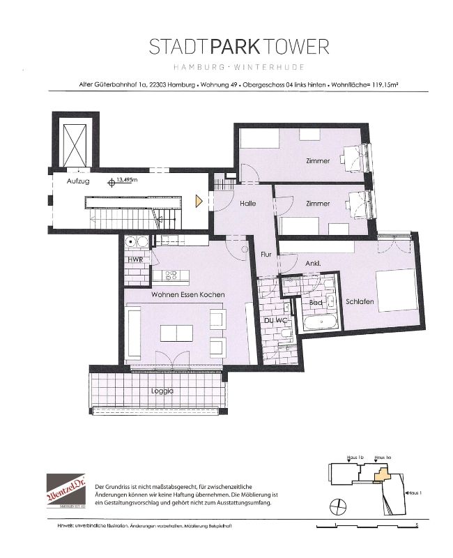 Willkommen Zuhause! Großzügige Neubauwohnung für die ganze Familie - Grundriss