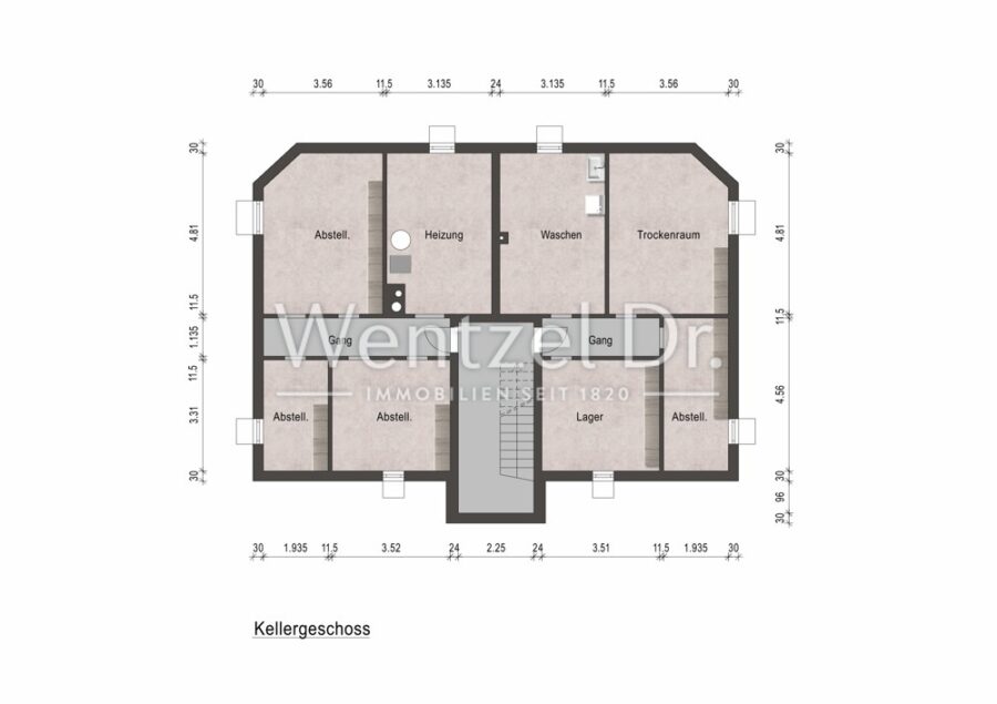 Hochwertige Erdgeschosswohnung mit Terrasse und Platzreserve im Keller - Nahe dem Hemmelsdorfer See - Grundriss KG