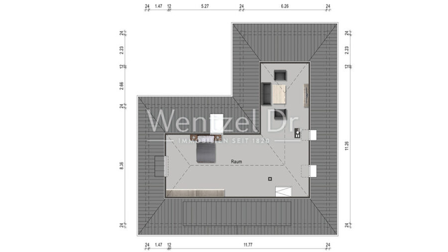 Top-Lage in Elbstrandnähe! Entdecken Sie die Möglichkeiten! - Grundriss Dachgeschoss