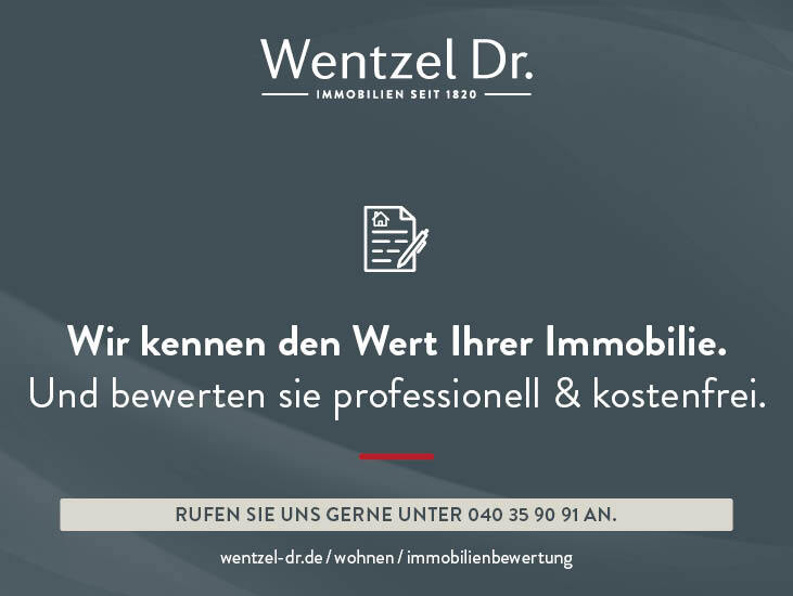 PROVISIONSFREI FÜR KÄUFER - Großzügige Wohnung im schönen Lokstedt - Wentzel Dr.