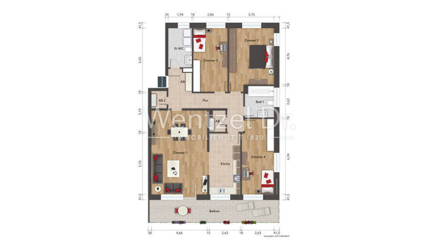 PROVISIONSFREI FÜR KÄUFER - Großzügige Wohnung im schönen Lokstedt - Grundriss