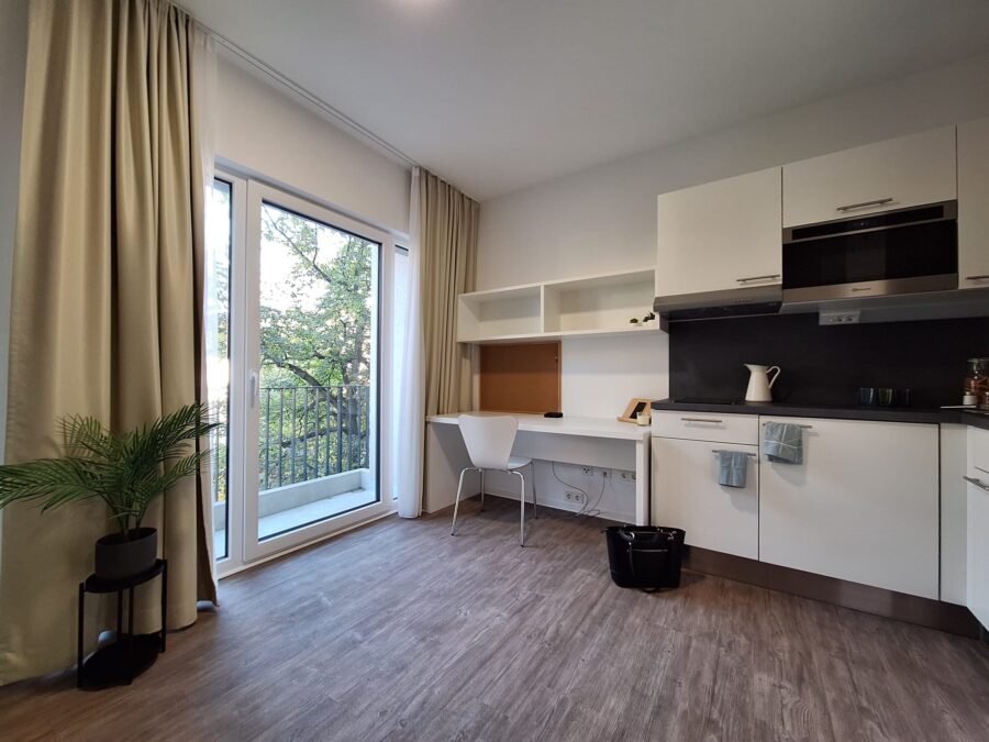 Apartment im schönen Connewitz! - Küche + Wohnzimmer