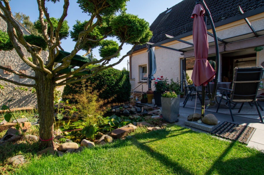 Tolles Einfamilienhaus mit herrlichem Garten in Nünchritz - Garten