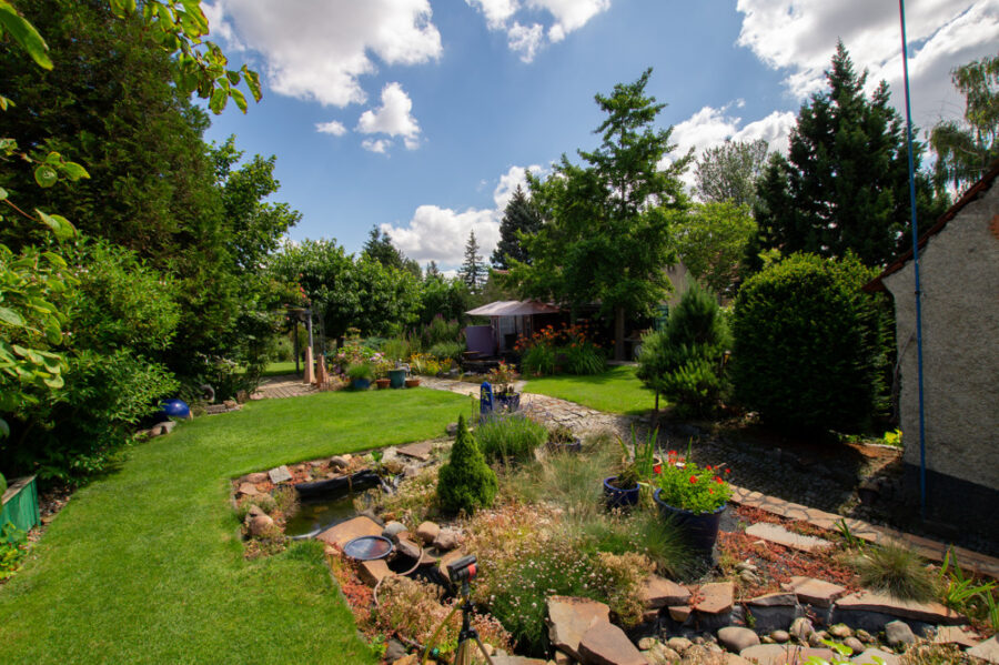 Tolles Einfamilienhaus mit herrlichem Garten in Nünchritz - Garten