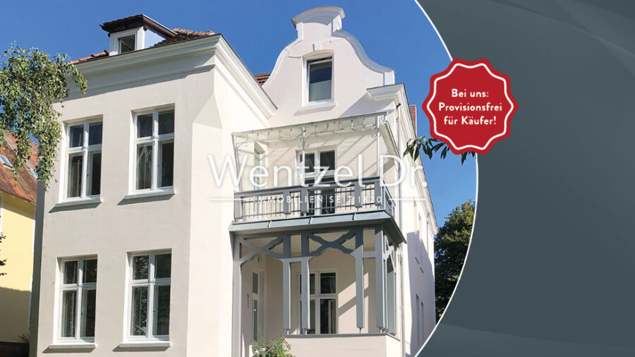 Charmante Dachgeschosswohnung in Historischer Villa direkt am Lübecker Stadtpark - Startbild
