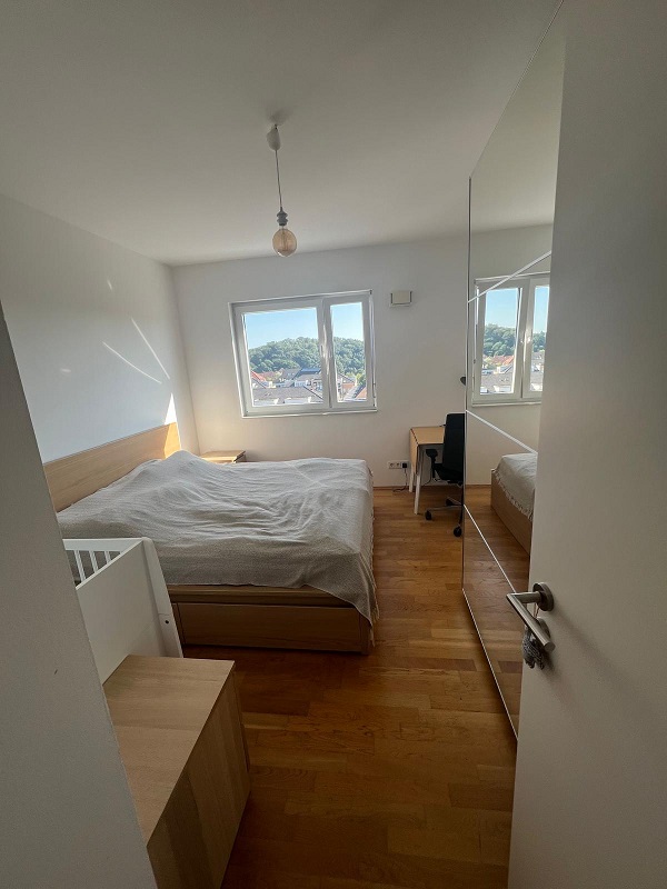 2 Zimmer Wohnung mit Dachterrasse - Schlafzimmer