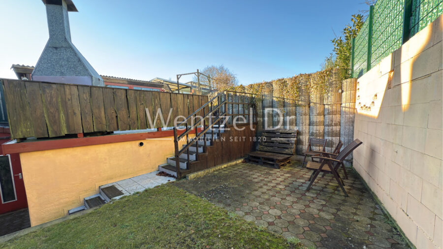 Schöne Doppelhaushälfte in ruhiger Feldrandlage in Blumenthal – sofort bezugsfertig! - Terrasse.