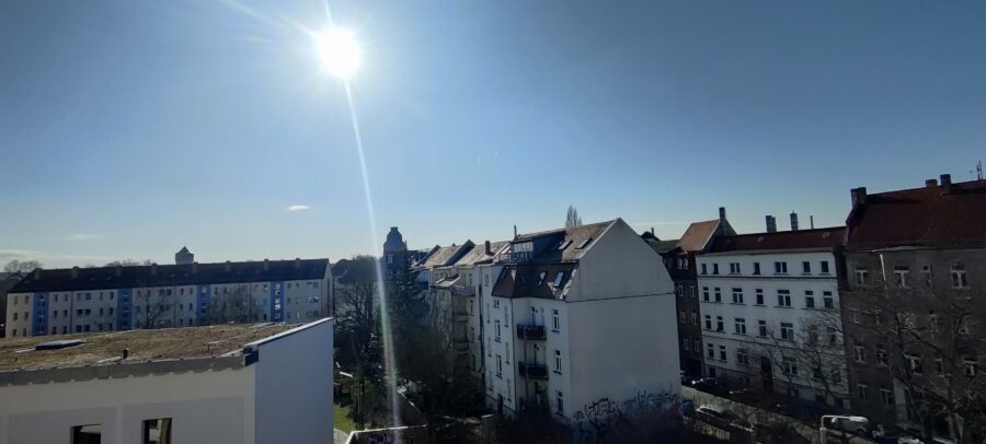 Schöne 3-Raumwohnung in Stötteritz! - Blick Balkon